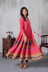 1 Piece Raw Silk Frock (FR1076)